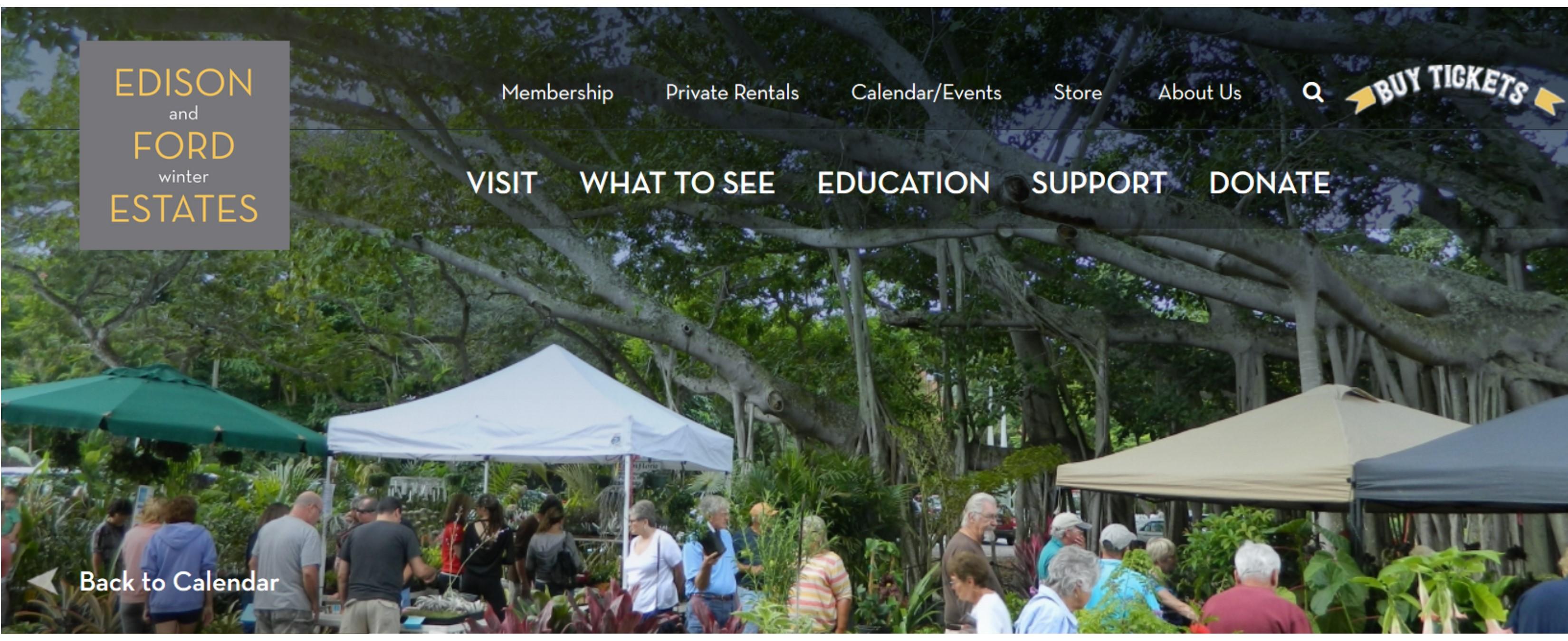 Edison Estate Garden Festival - Ft. Myers, FL - Nov. 23-24, 2019