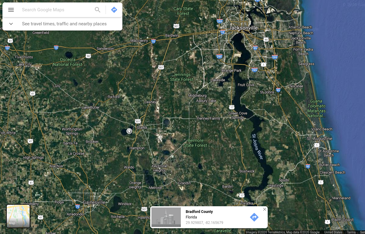 Interesting microclimate potential in North Florida - WEATHER / CLIMATE -  PalmTalk, image size:1193x767