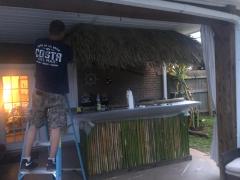 Looking more like a Tiki Bar