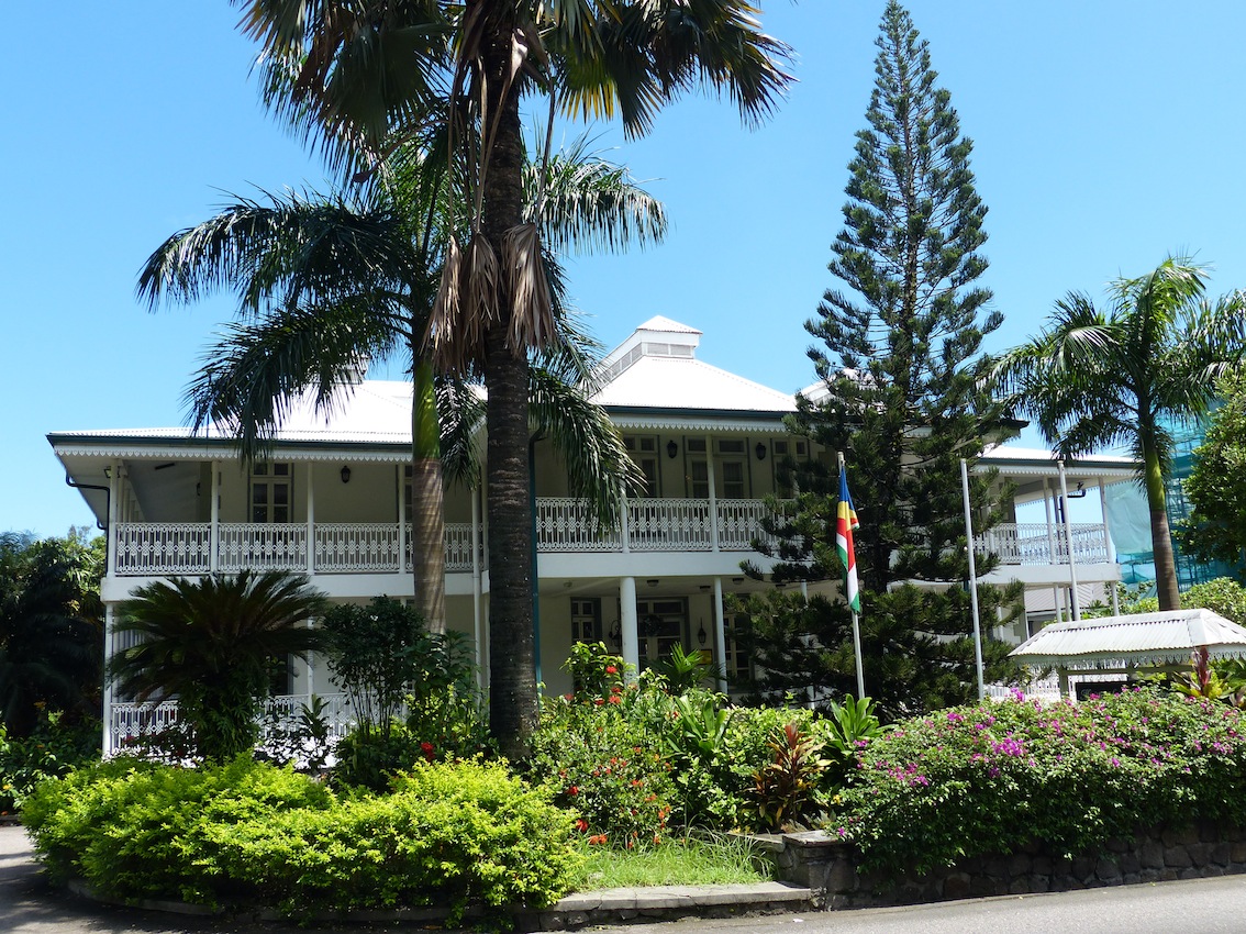 Victoria, on Mahé island, Seychelles
