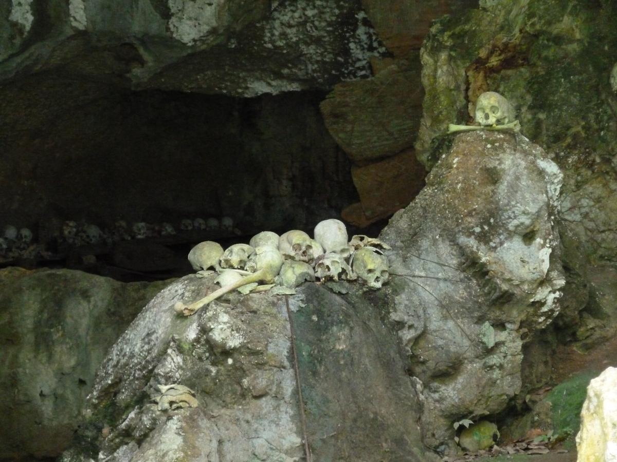 funeral caves in Toraja land, Sulawesi